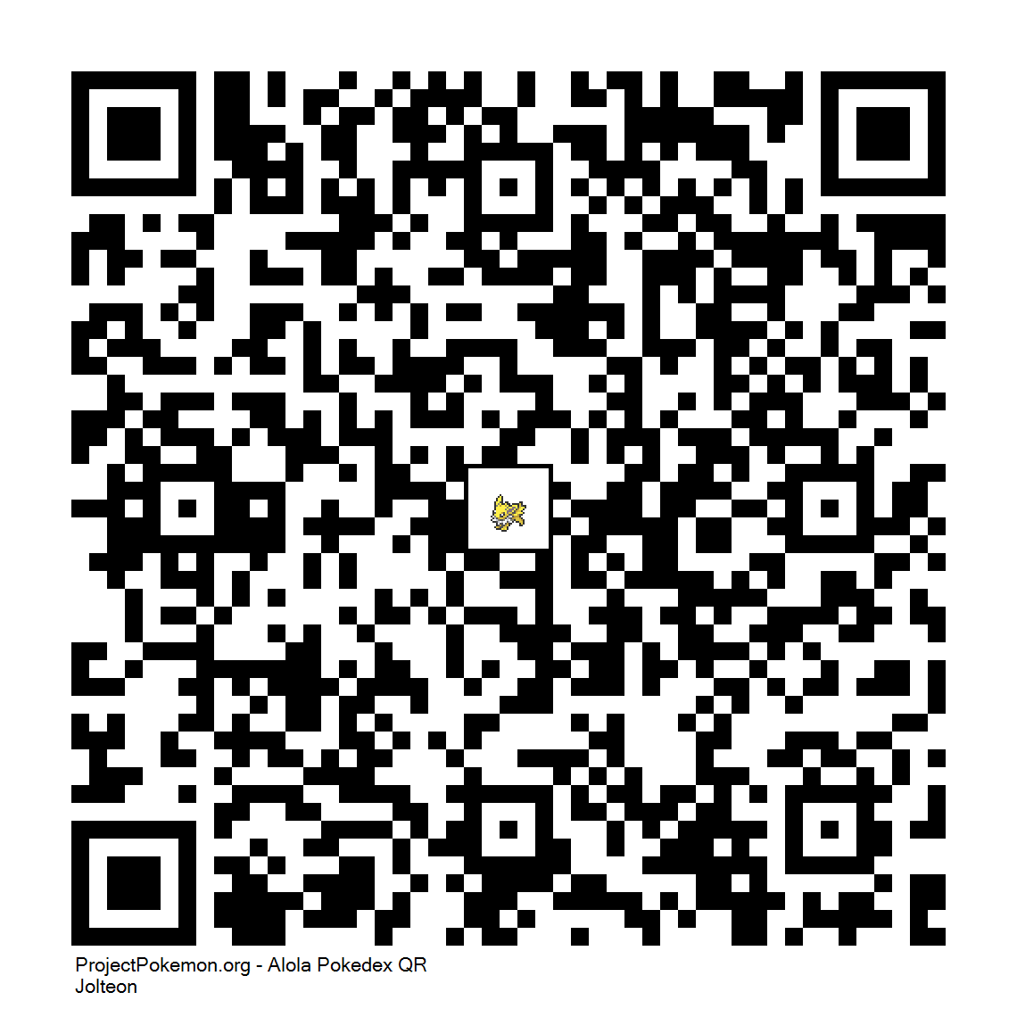 Cdigo QR de Jolteon
